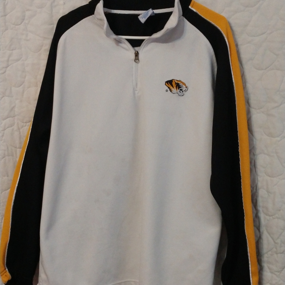 "Mizzou" NCAA 1/4 Zip Top - Picture 1 of 7